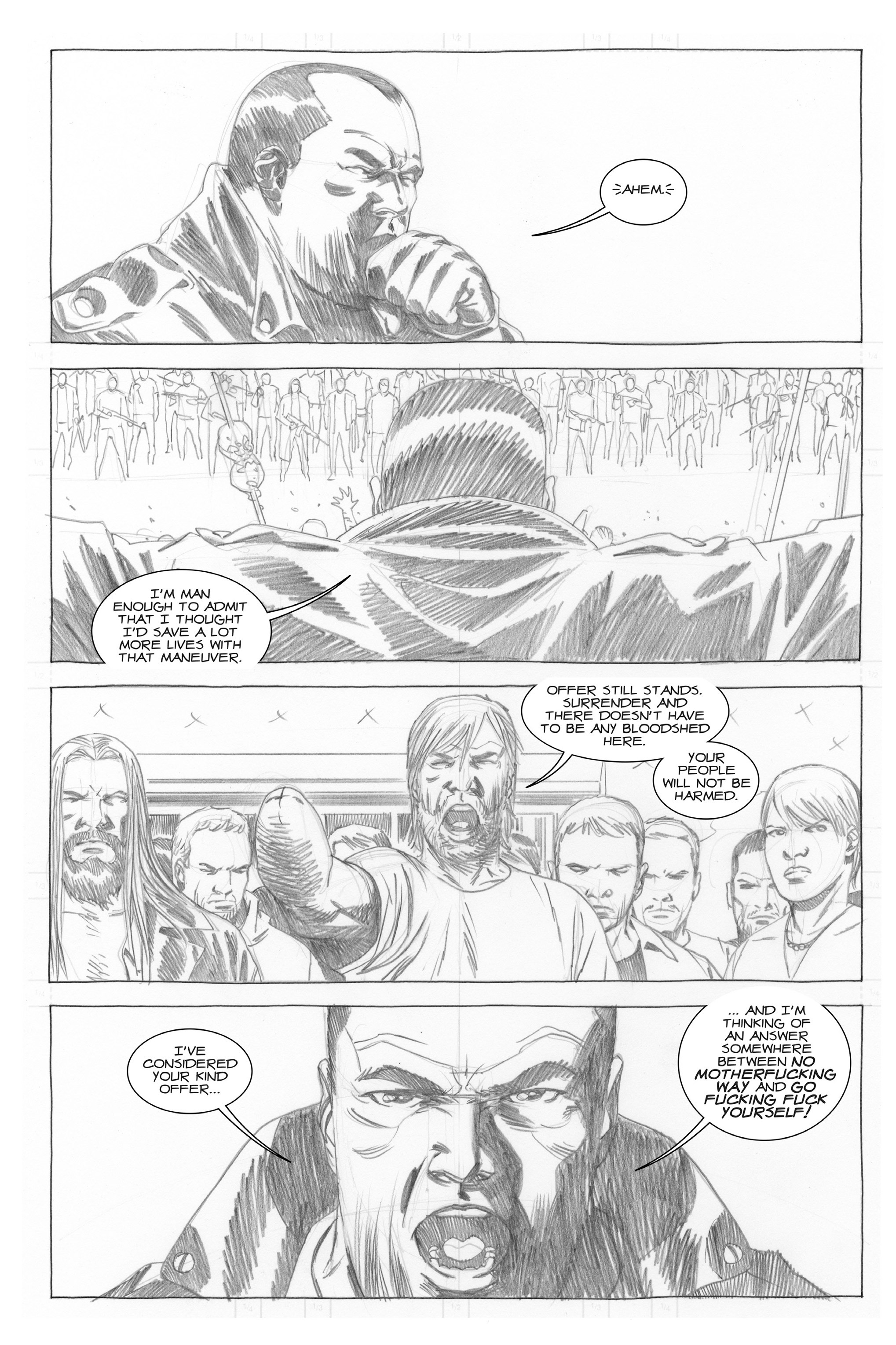 The Walking Dead issue All Out War Artist Proof Edition - Page 28