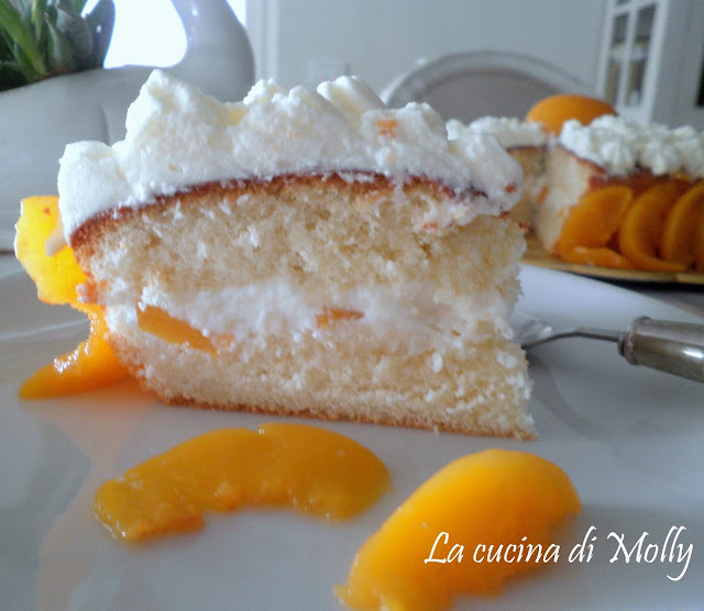 La cucina di Molly: TORTA ALLE PESCHE E RICOTTA