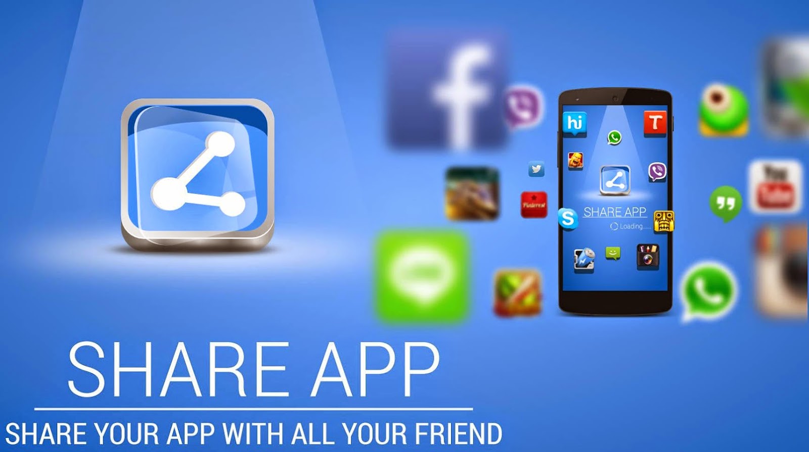 تطبيق Share Apps لإرسل أي تطبيق مثبت على هاتفك إلى أصدقائك مجانا تطبيق Share Apps لإرسل أي تطبيق مثبت على هاتفك إلى أصدقائك مجانا
