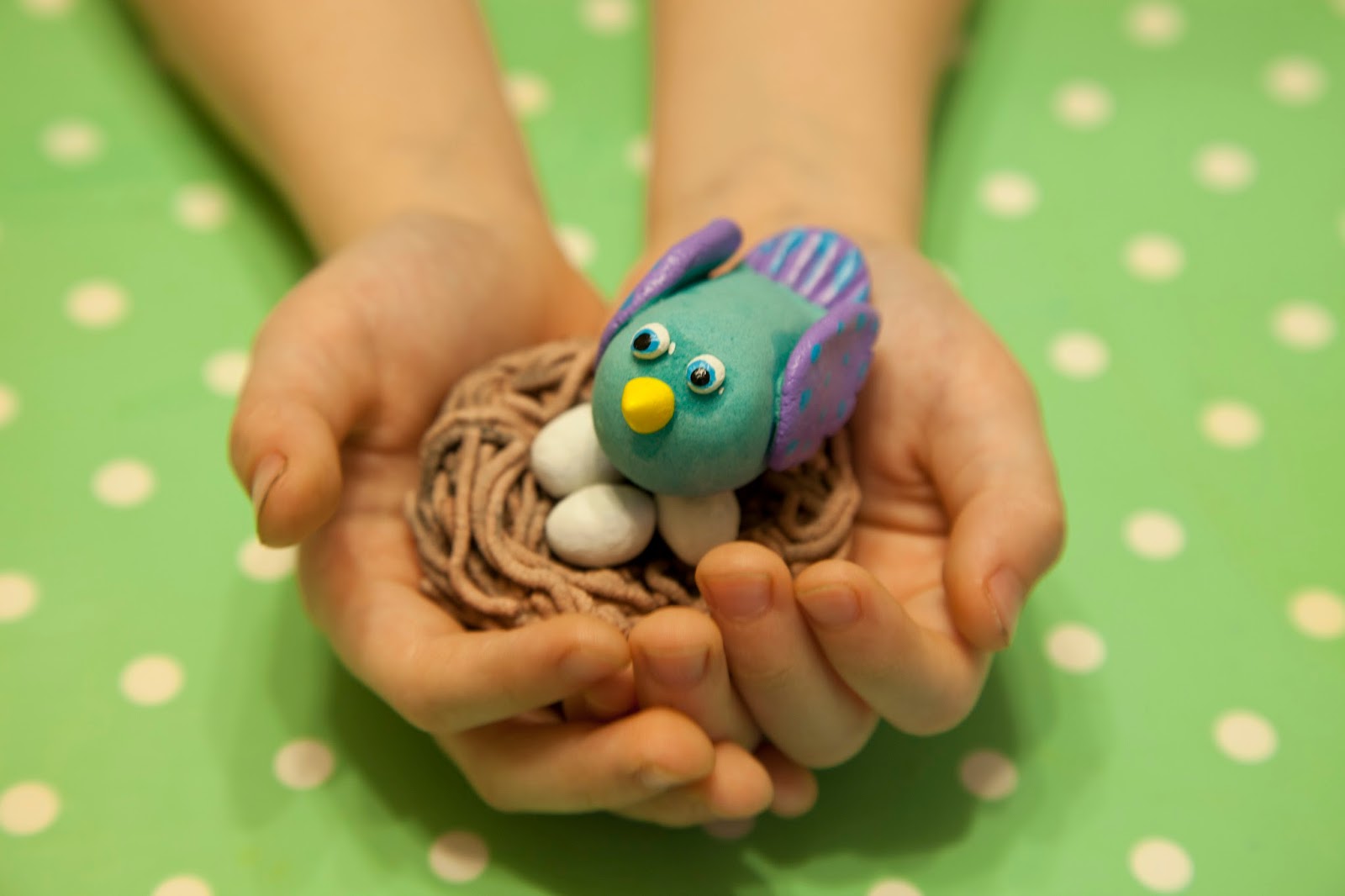 Лепка птичка