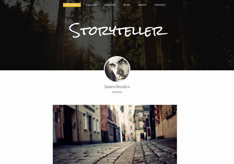 storyteller blogger template blogger portfolio template free