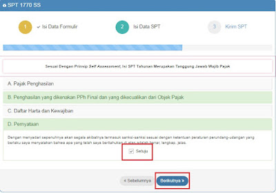 Cara Lapor e-Filing 1770 SS di DJPOnline