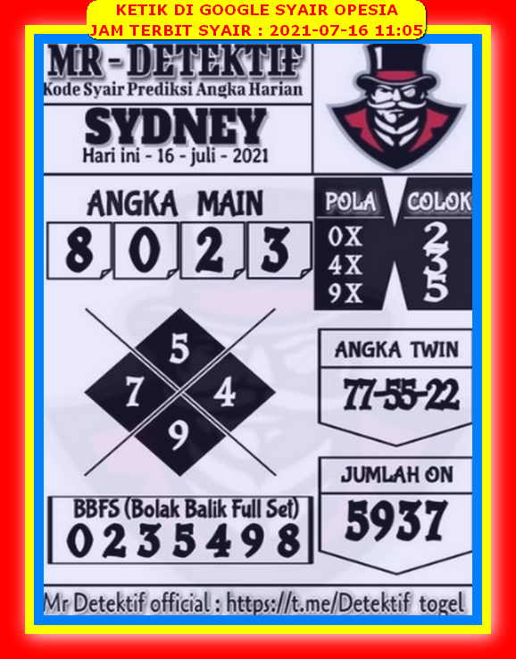 Syair Sdy Hari Ini Jumat 16 Juli 2021 Opesia Official Syair Sdy Hari Ini Jumat 16 Juli 2021 Opesia Official