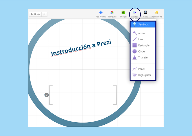 diseño de fotografías en prezi