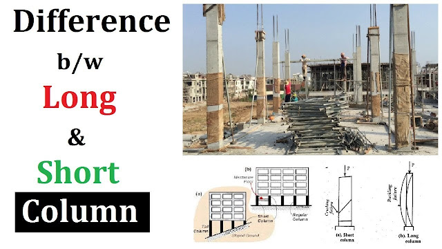 Difference between short and long column in building