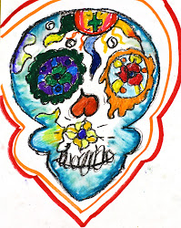 sugar skulls simple step drawing draw oil pastels super edges value give around