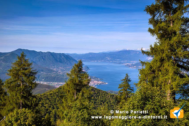 Panorama da Pradecolo con il lago Maggiore Panorama da Pradecolo con il lago Maggiore