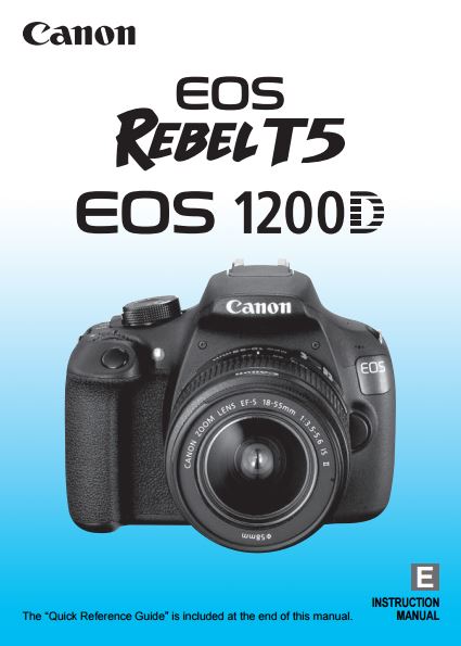 Canon Camera News 2020 Canon Eos 1200d Rebel T5 Pdf User Guide Manual Downloads