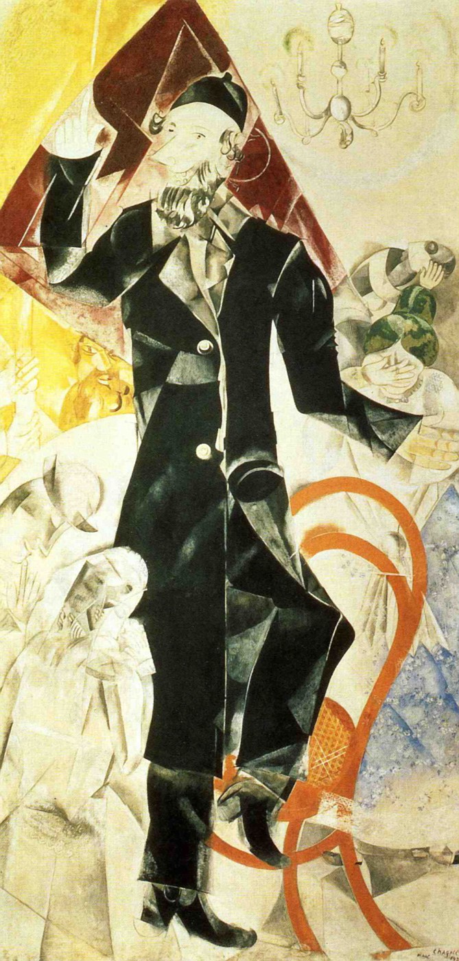 Marc Chagall Russian 1887-1985 •Dance 1920•Jewish Folk Theme•Art POSTCARD 