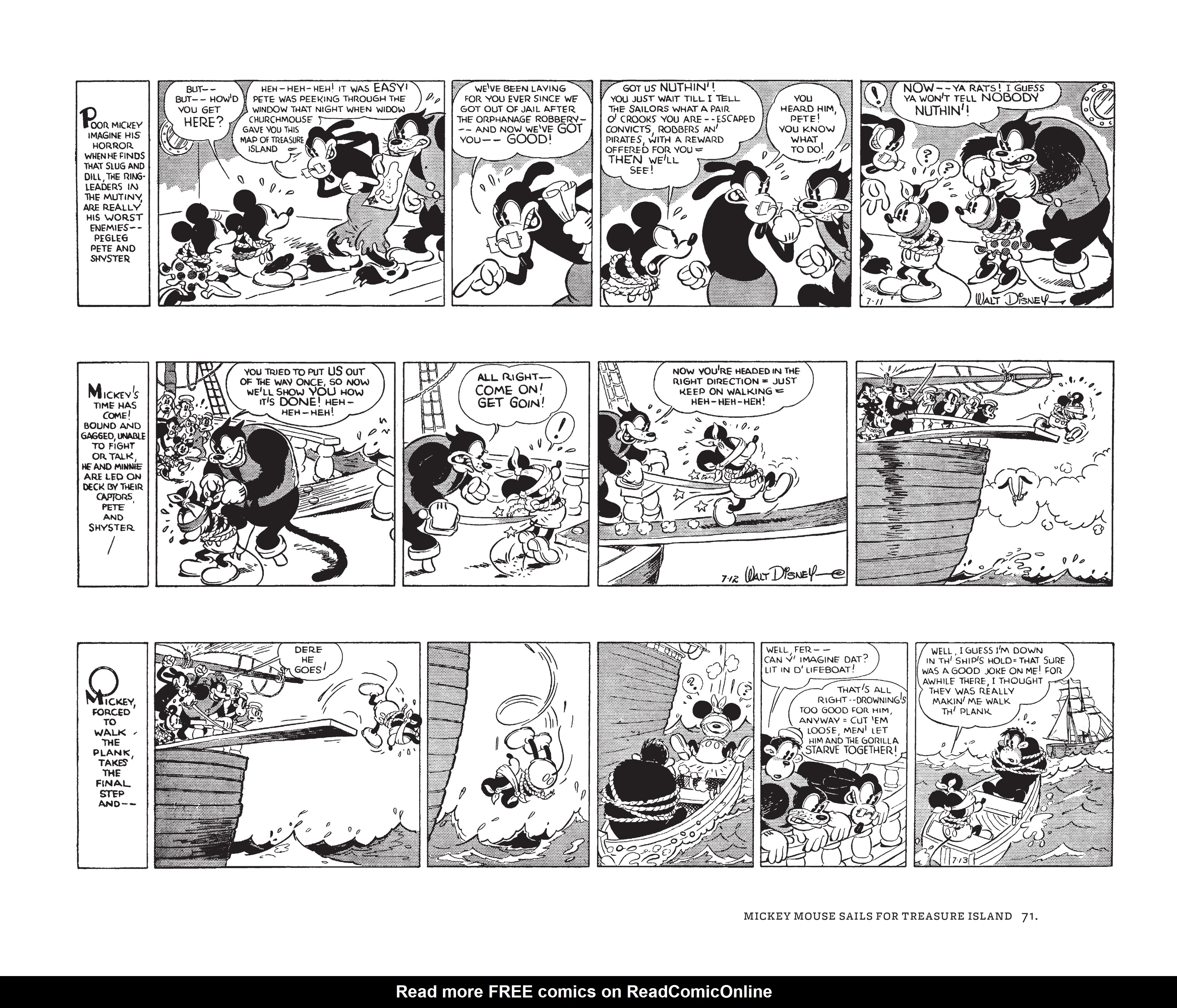 Read online Walt Disney's Mickey Mouse by Floyd Gottfredson comic -  Issue # TPB 2 (Part 1) - 71