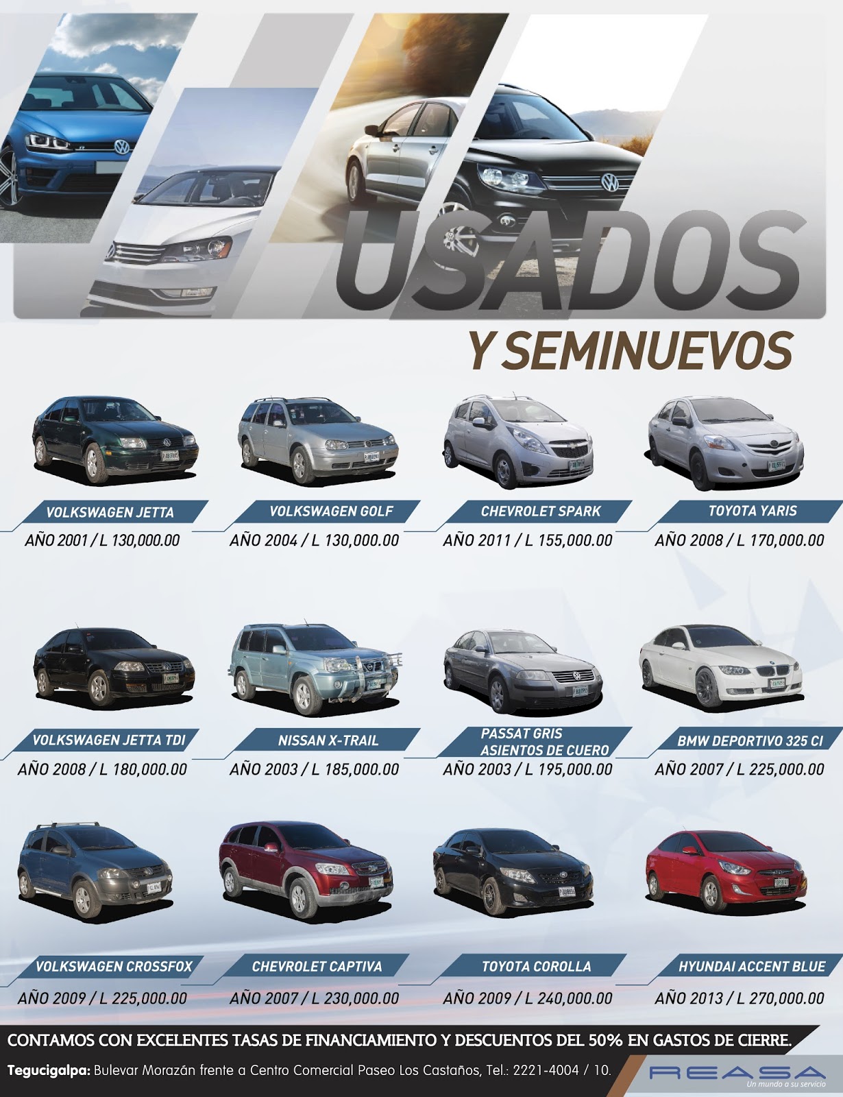 AUTOS SEMINUEVOS Y USADOS REASA REASA