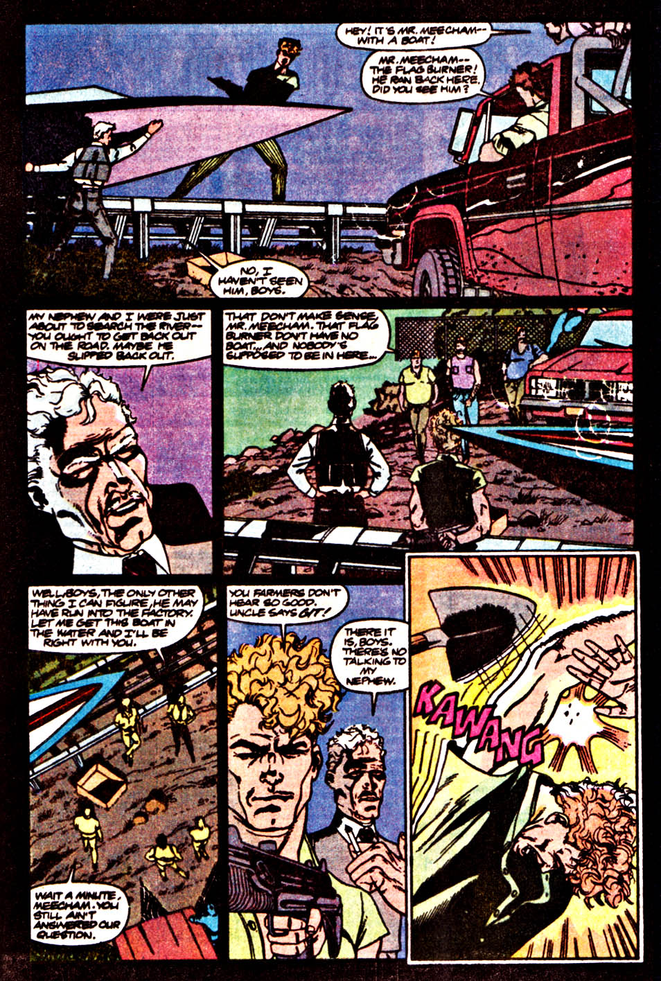 Read online The Punisher (1987) comic -  Issue #44 - Flag Burner - 21