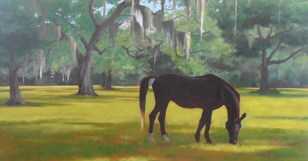 Carmen Beecher Horse Country, 24x18 Landscape
