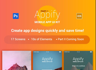 Appify: Free Mobile App UI Kit Vol.1
