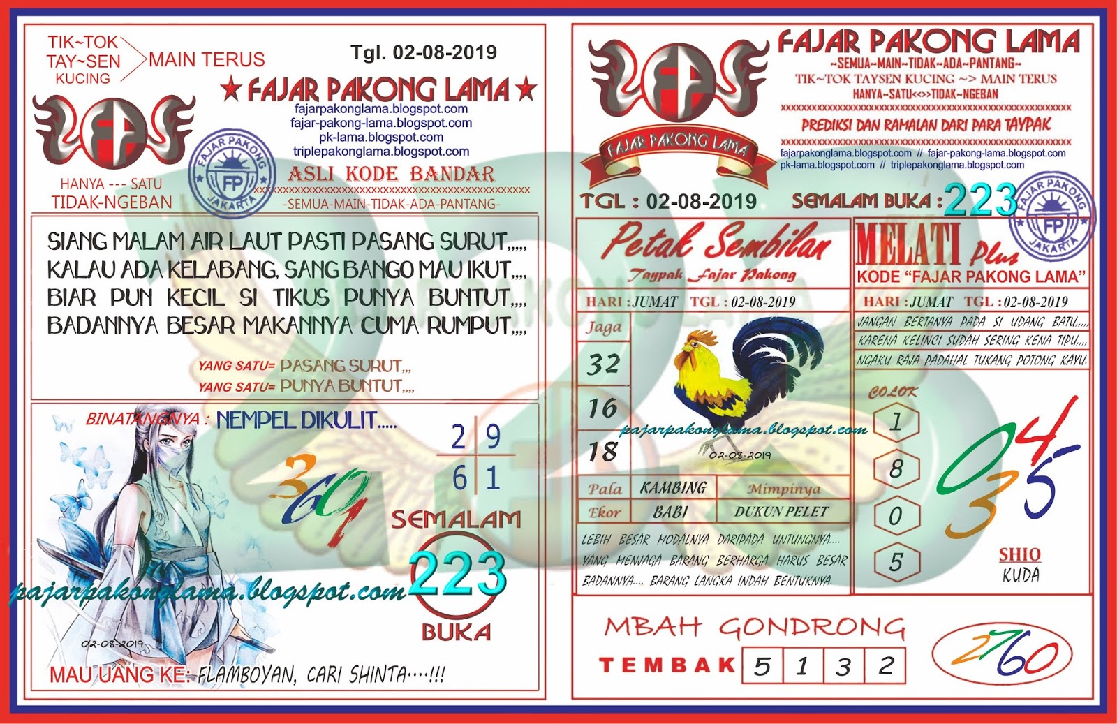 Prediksi Angka Jitu Togel Hk Hongkong Jumat 02 Agustus 2019