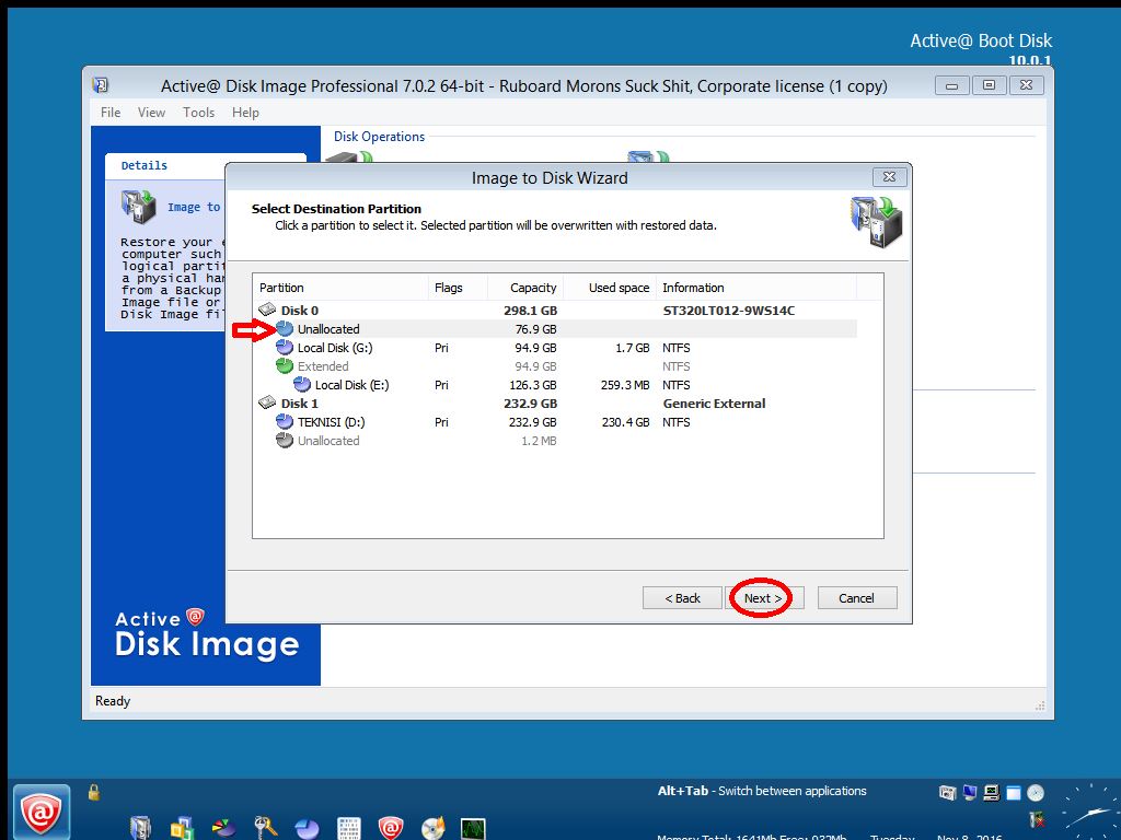 Cara Menginstal Windows Menggunakan Active@ Boot Disk Beserta Gambar