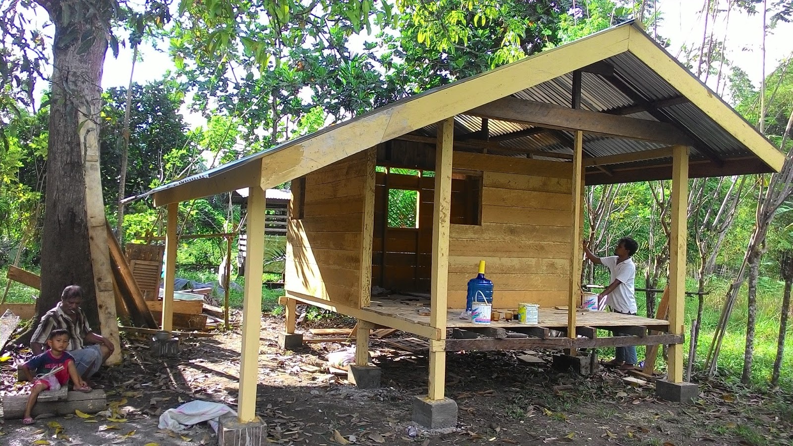 Rumah Kebun Sederhana Mungil Kecil dan Murah