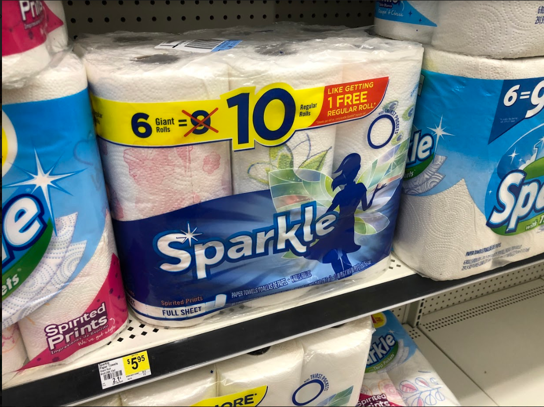 Sparkle Paper Towels 4.45 At Dollar General!
