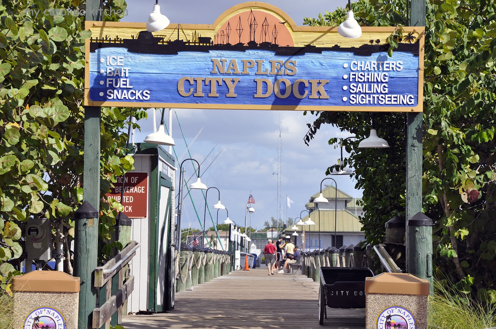 My Carolina Kitchen The Dock at Crayton Cove a Tropical Taste of old