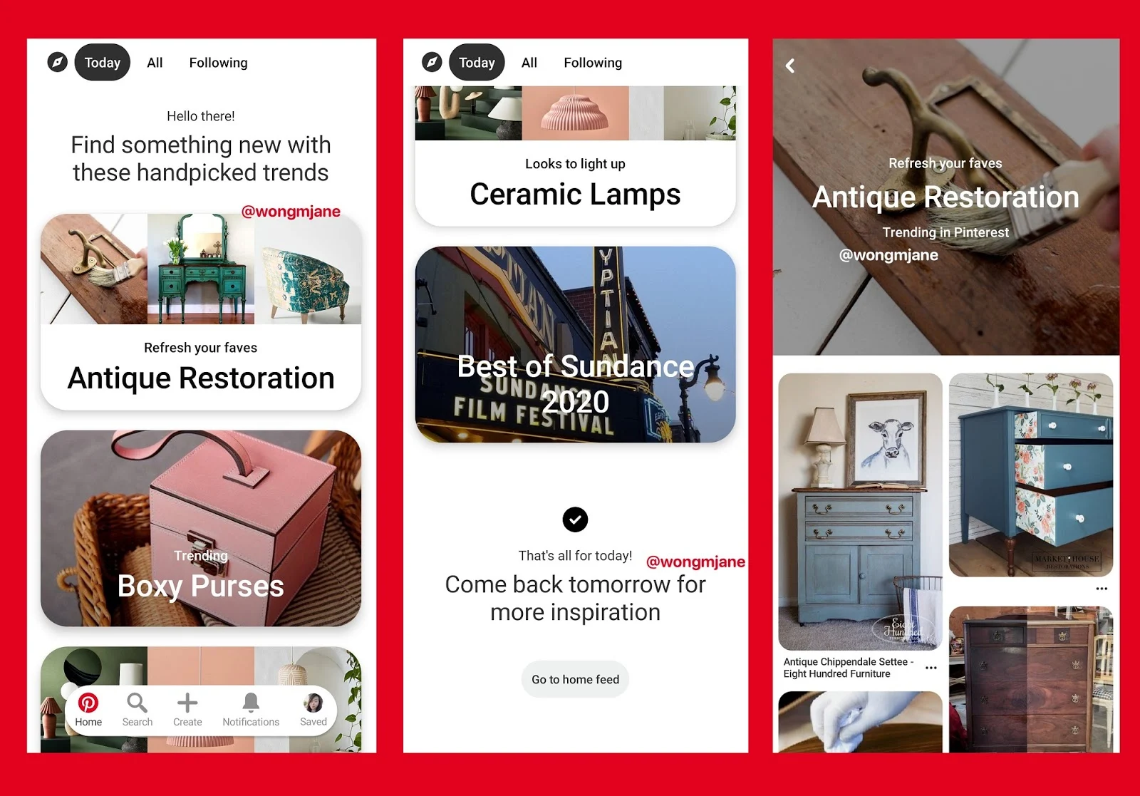 Pinterest Is Working On Today Feed For Handpicked Trends 
