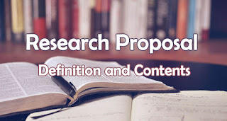 Contents of Research Proposal