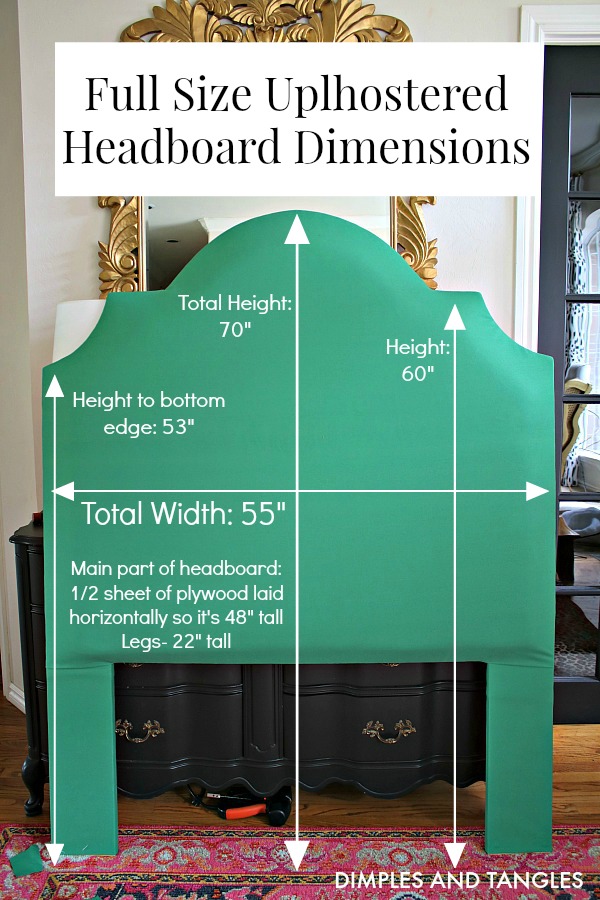 Upholstered Headboard Diy Tutorial, How To Measure Headboard Height