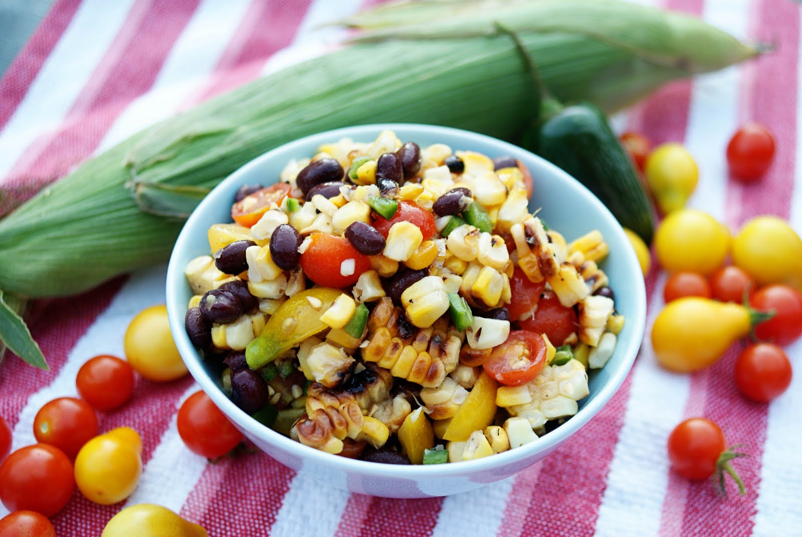 быстрый салат с кукурузой