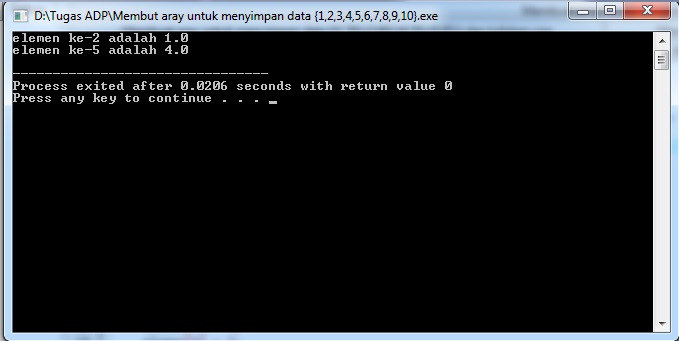 Wangunku: Beberapa Contoh Program C++ Array