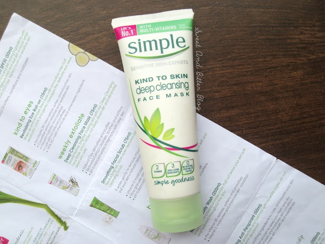 Simple Kind To Skin Deep Cleansing Face Mask