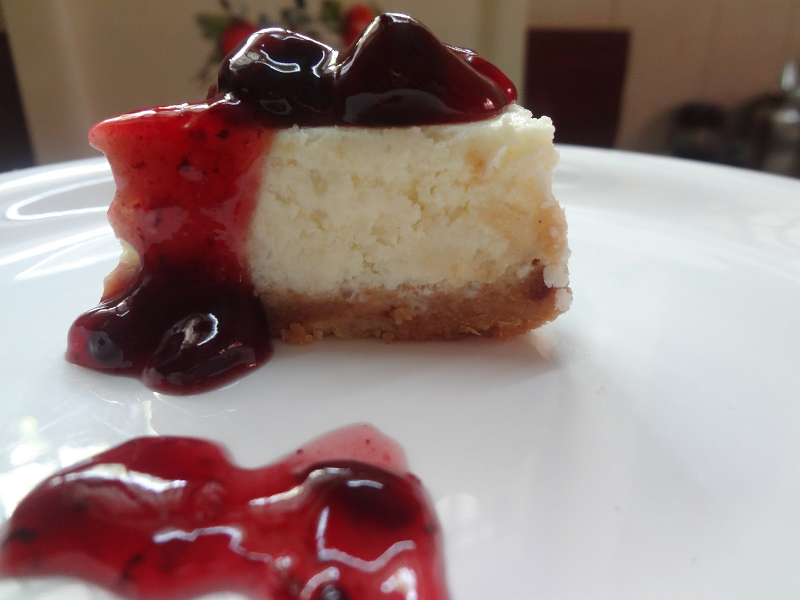 Vanilla Cheese cake with Blueberries topping ( No bake, no gelatine ...