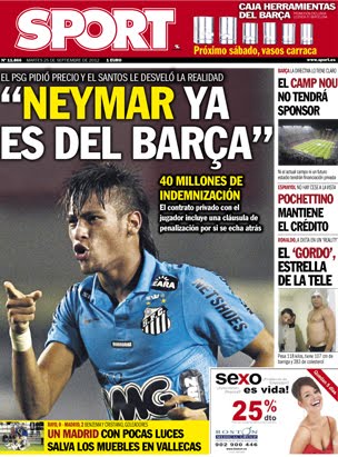 FC Barcelona: Santos desmiente el fichaje de Neymar