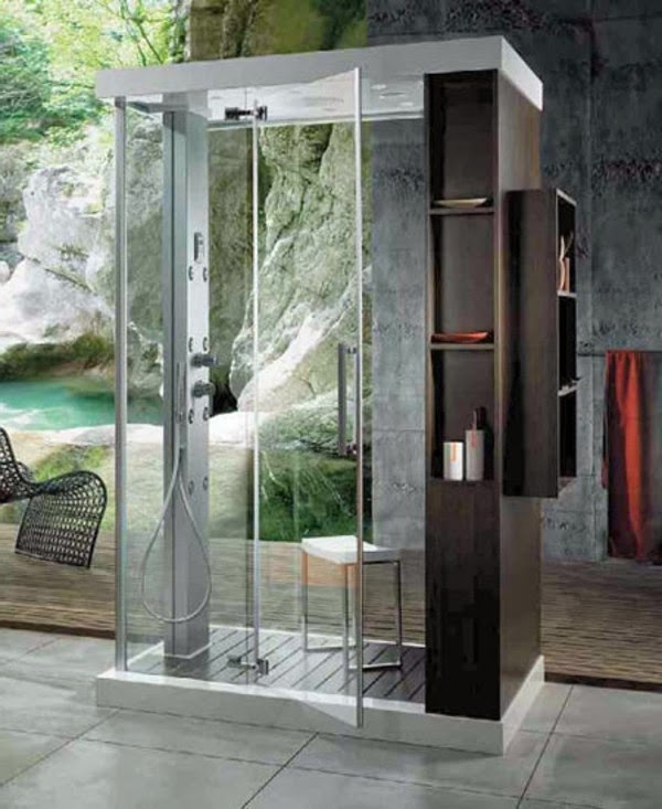 Modern shower cabin for the bathroom!