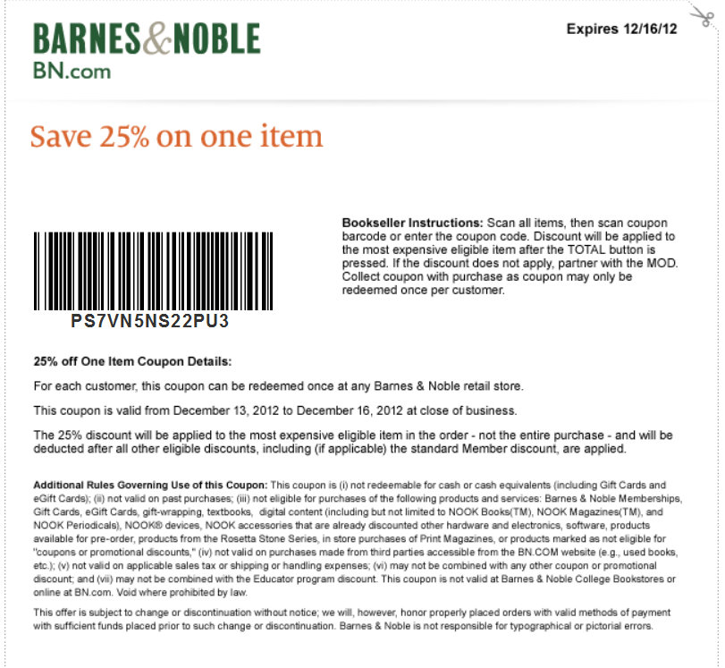 Barbara S Beat Save 25 Off One Item At Barnes And Noble