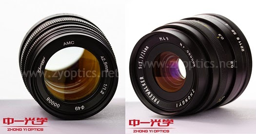 zhongyi 24mm 42mm e-mount photokina