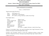 Aneka Contoh Surat Yang Baik Dan Benar