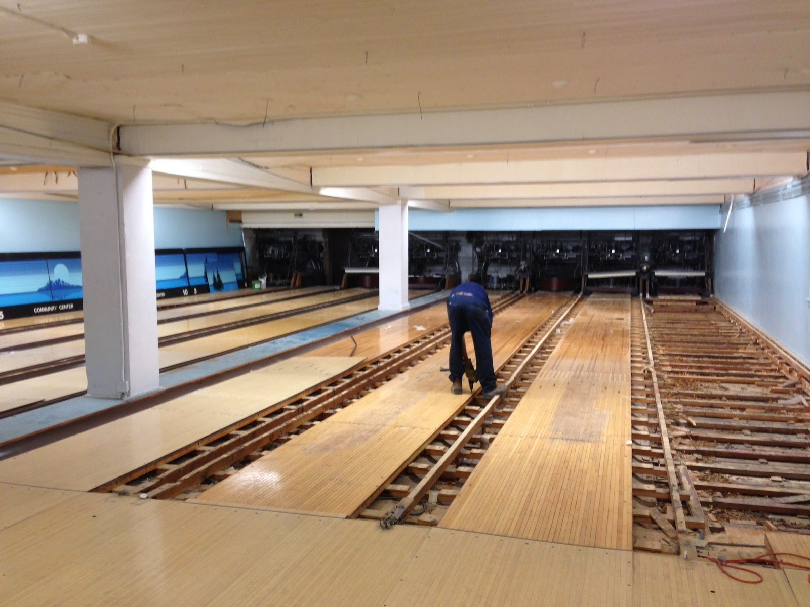 Whiting Community Center Progress April 2014