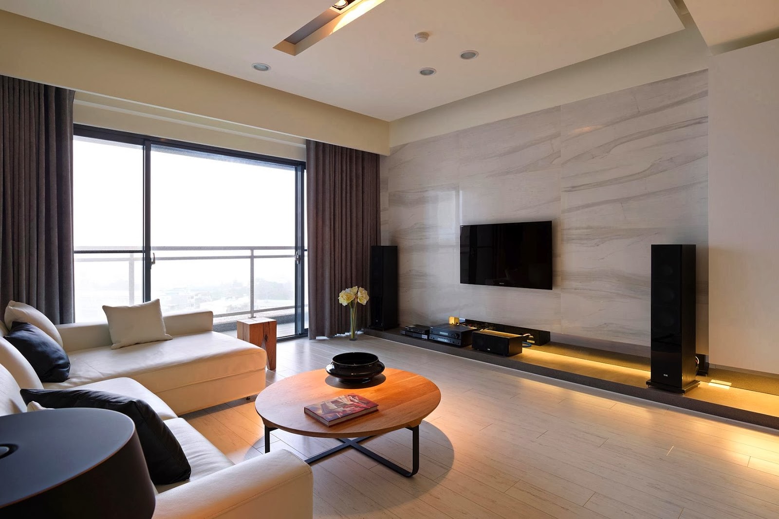 Desain Rumah Modern Entertainment with TV Unit Design Pictures Fevicol