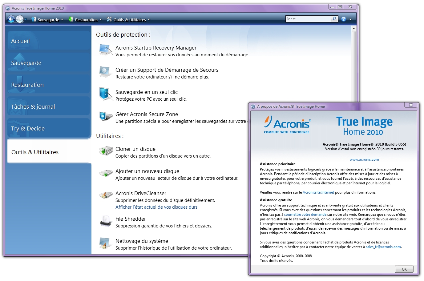 standalone version of acronis home 2016