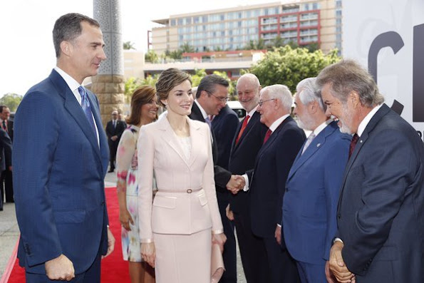 King Felipe and Queen Letizia of Spain attend the opening of the 7th International Congress of the Spanish Language in Puerto Rico