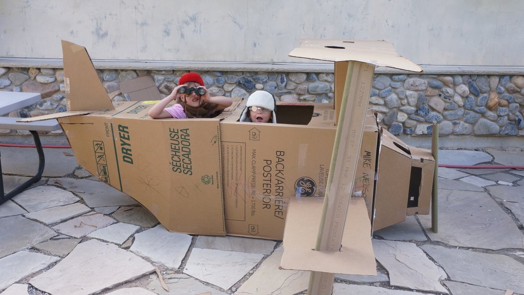 Cardboard Airplane The Lavender Apple