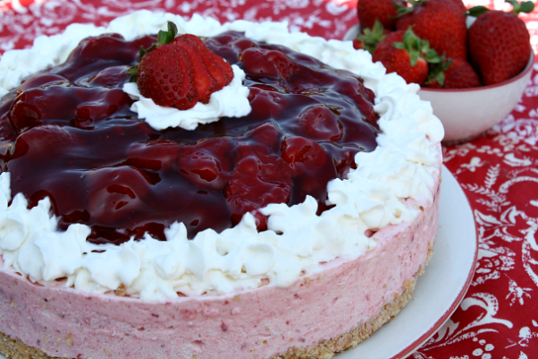 Strawberry Ice Cream Cake