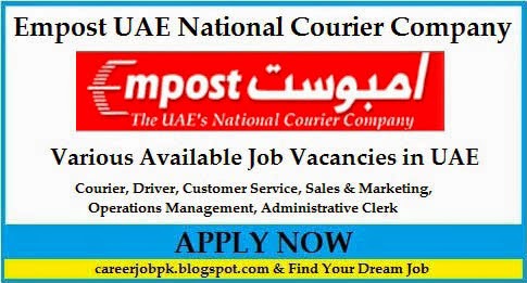 Latest Jobs in Empost UAE Latest Jobs in Empost UAE