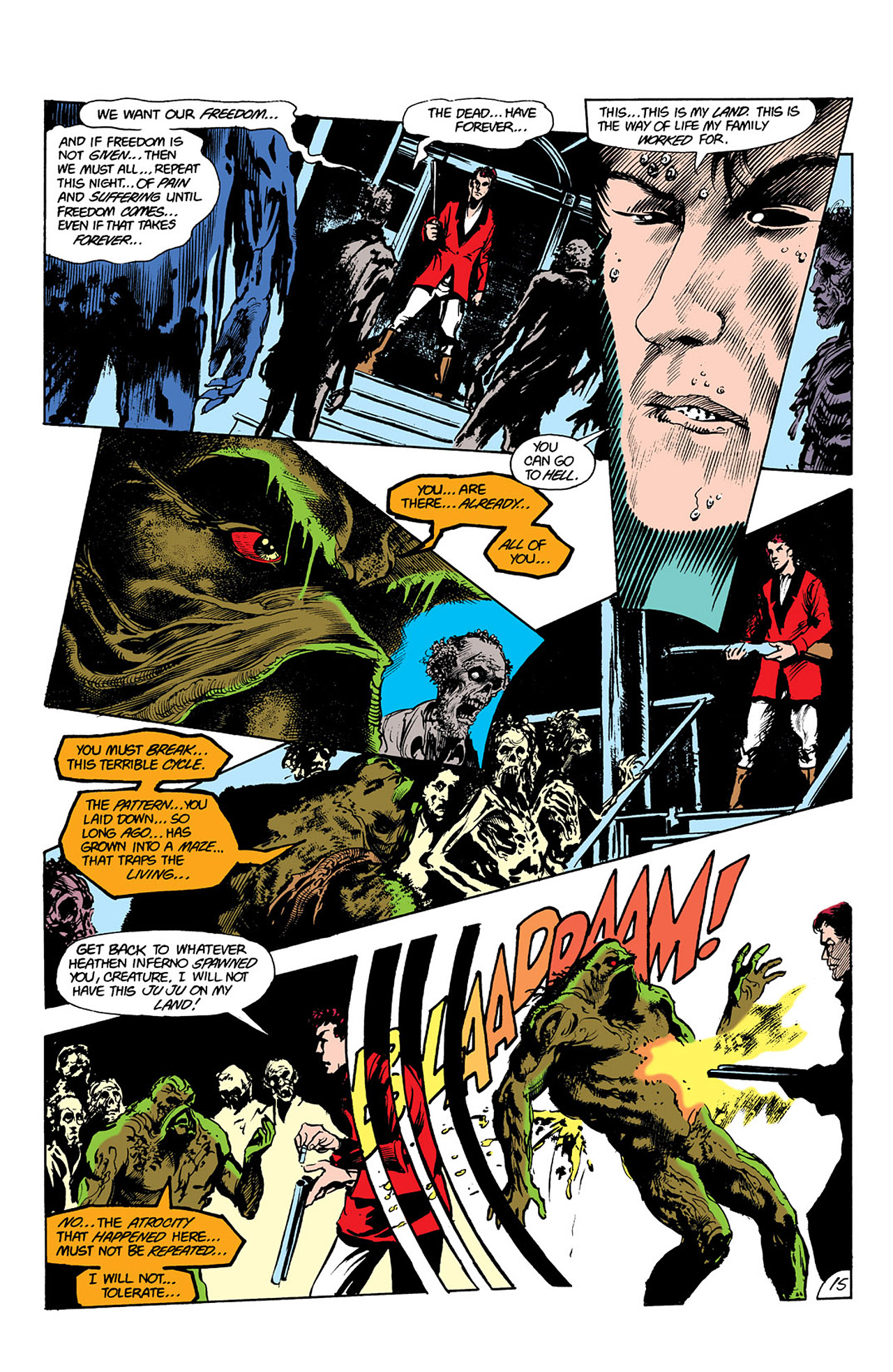 Read online Swamp Thing (1982) comic -  Issue #42 - 15