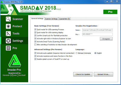 Smadav Pro 2018 Versi Terbaru Rev 11.8 Full Keygen Update February 2018