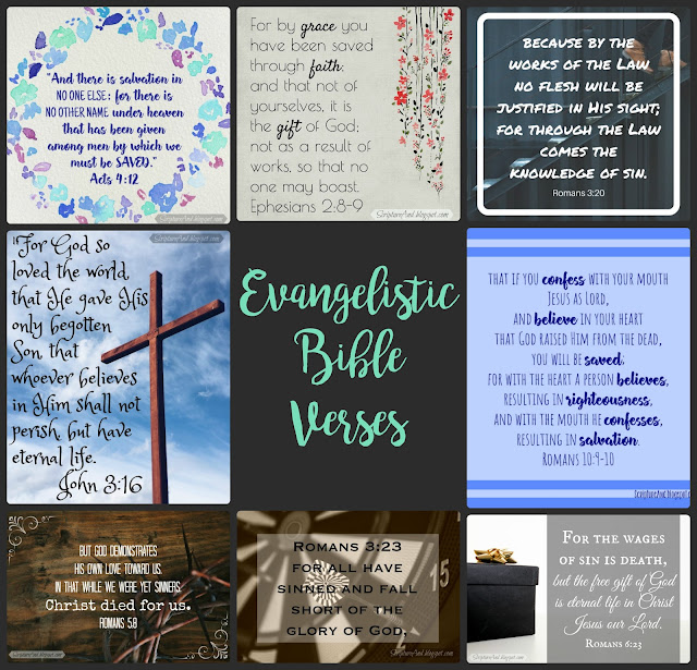 Evangelistic Bible Verses | scriptureand.blogspot.com