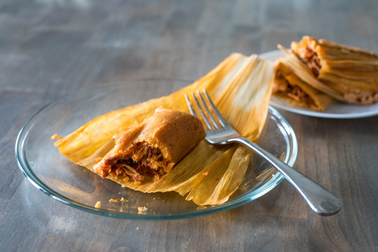 deep thoughts by cynthia Pork Tamales in Red Chile Sauce