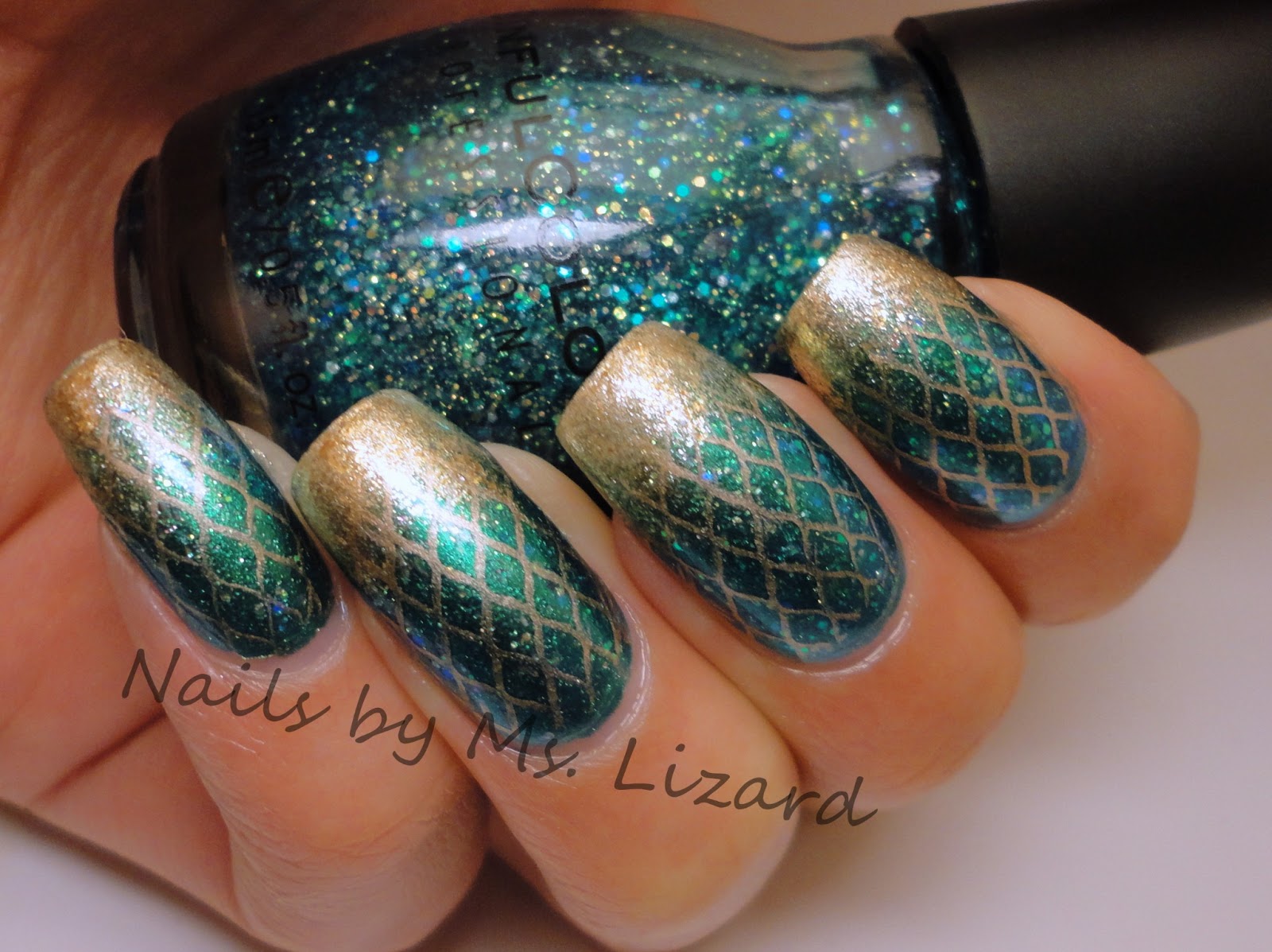 Nails by Ms. Lizard: Mermaid nails