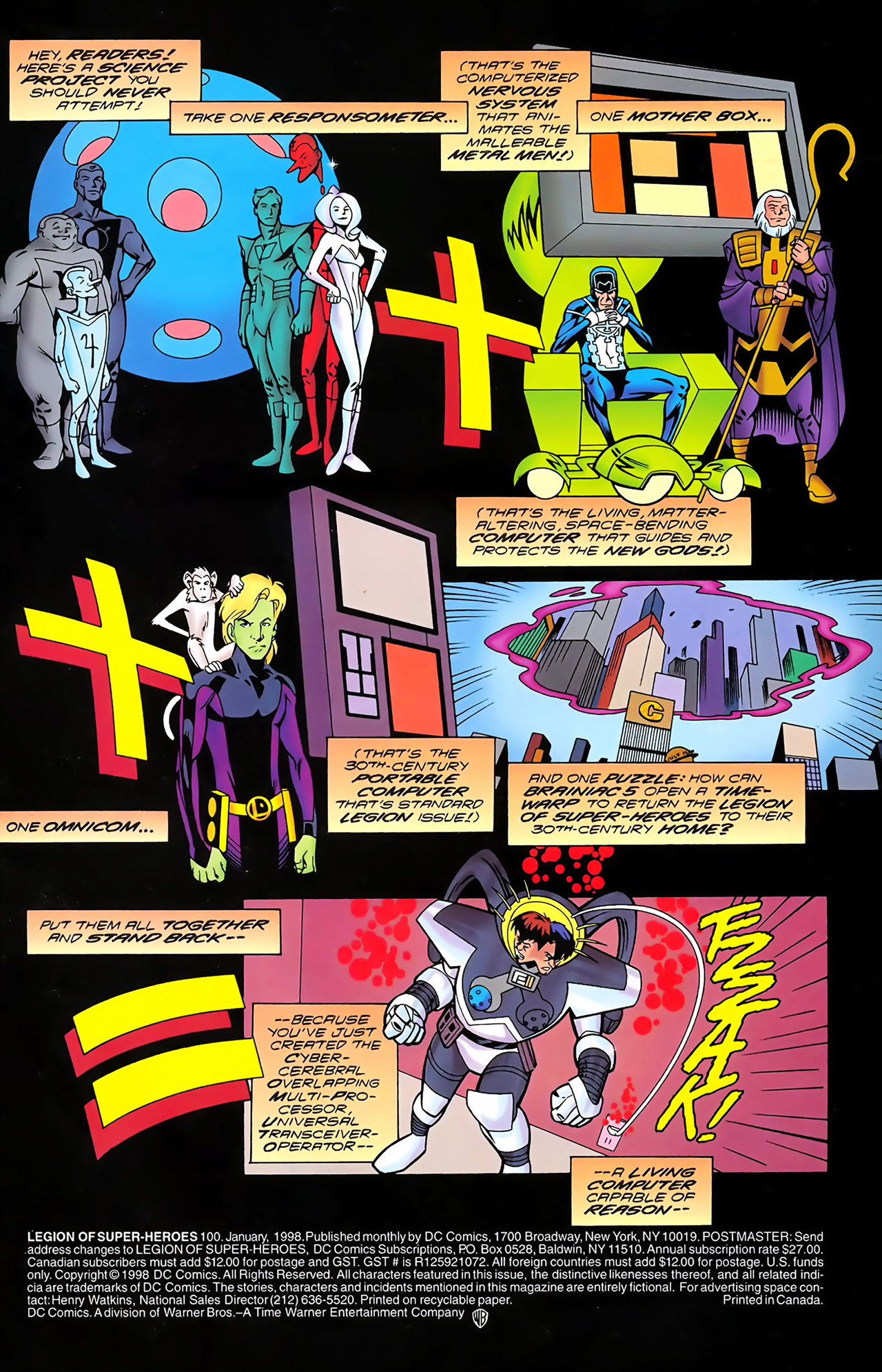 Legion of Super-Heroes (1989) 100 Page 2