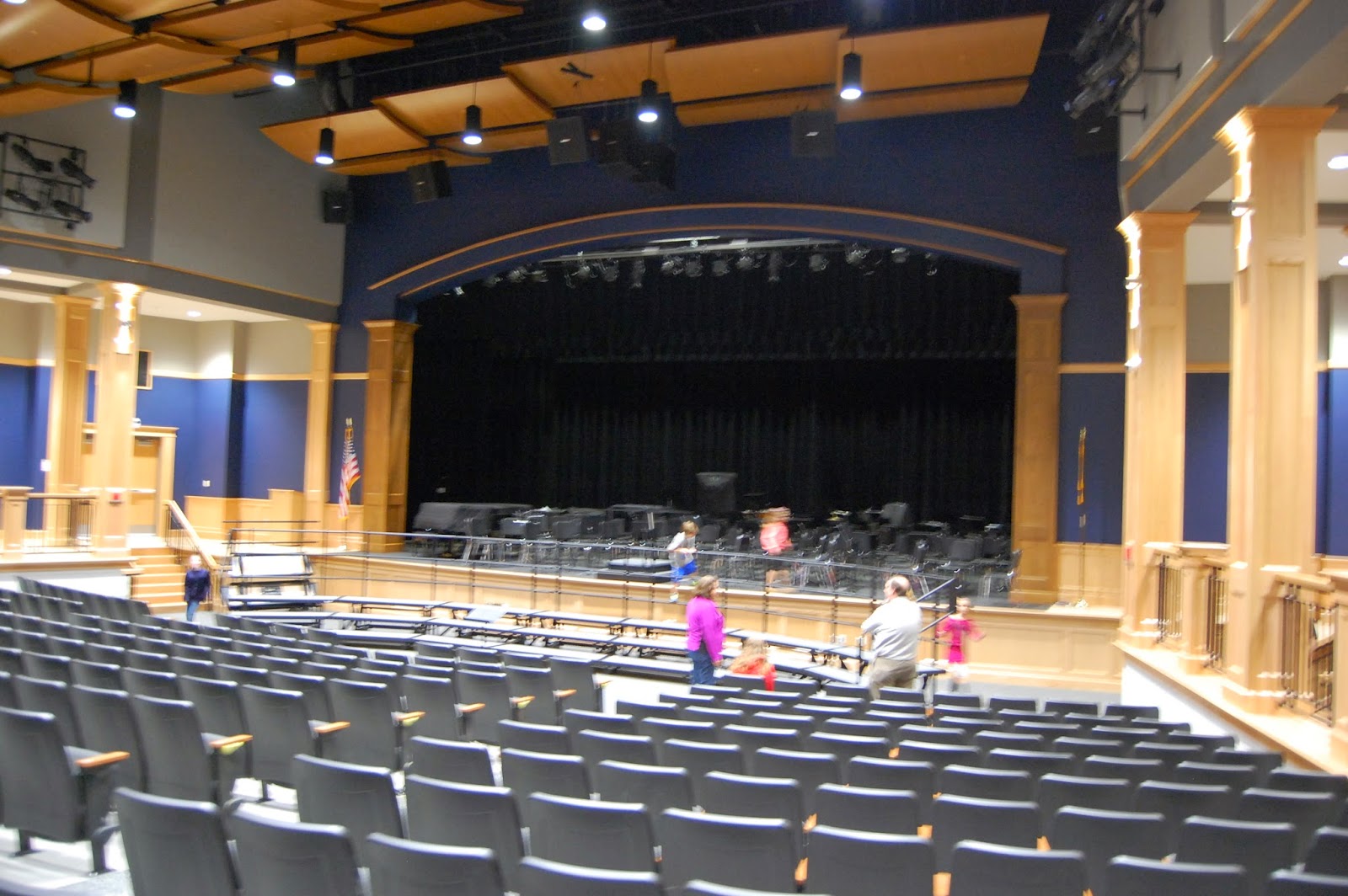 auditorium at the new FHS