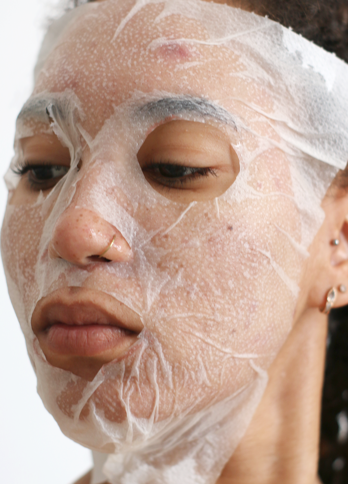 DIY Peel-off mask for blackheads and acne